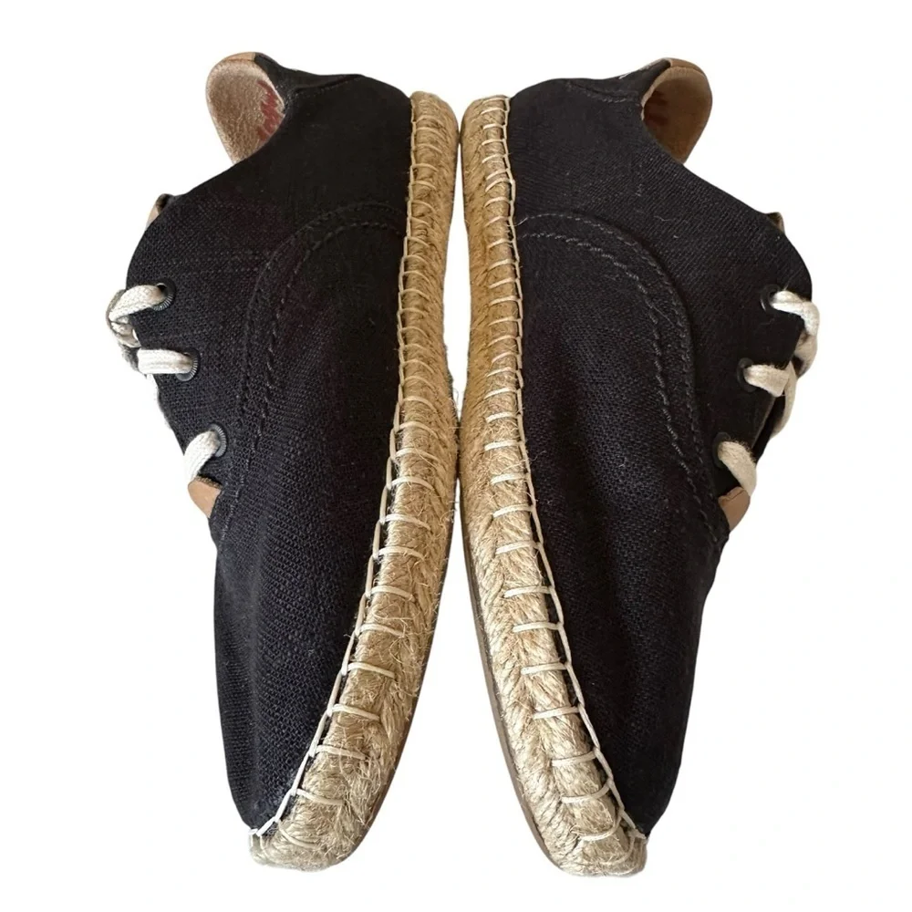OLUKAI KAULA PA’A LLI CONVERTABLE LINEN ESPADRILLE SHOES SIZE 37